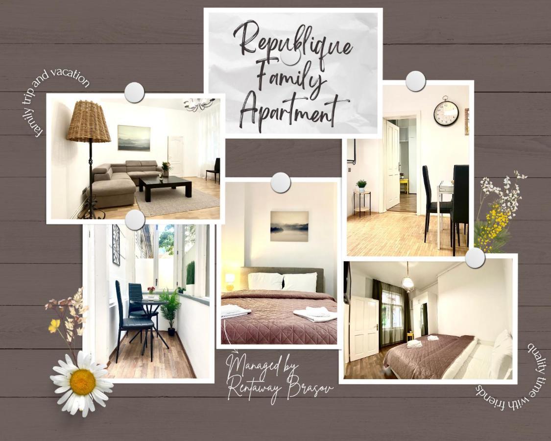 Republique Family Apartment Braşov Dış mekan fotoğraf
